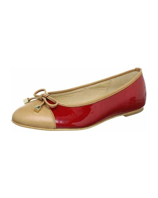Gabor Leren Ballerina's in het Red