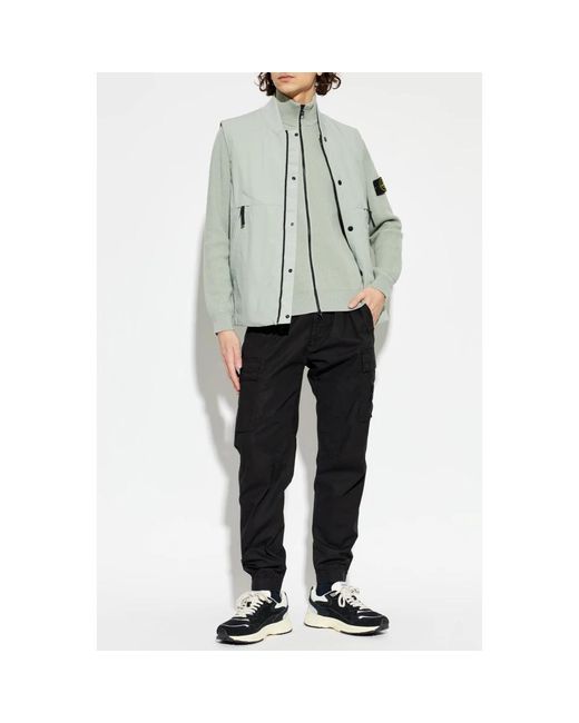 Vests Stone Island de hombre de color Blue