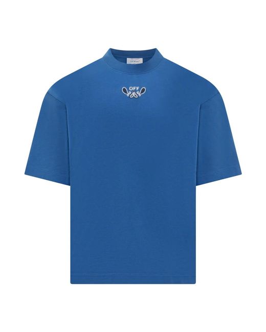 Off-White c/o Virgil Abloh Skate bandana t-shirts in Blue für Herren