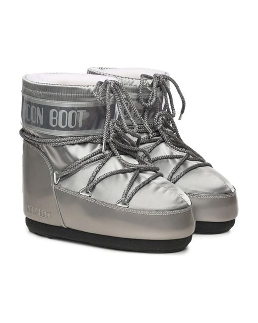 Botas De Invierno Impermeables De Calzado Fácil, Mujer, Talla Moon Boot de color Gray