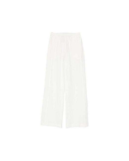 GIMAGUAS White Wide Trousers