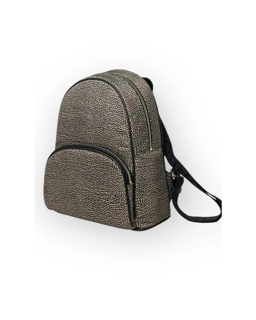 Borbonese Gray Backpacks