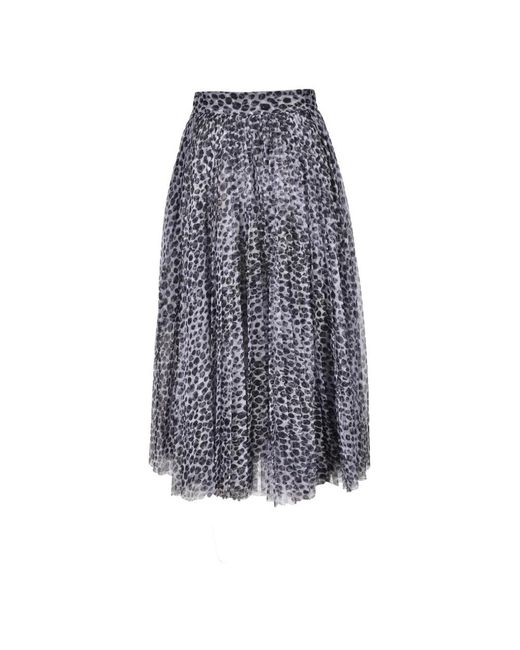 Philosophy Di Lorenzo Serafini Blue Midi Skirts