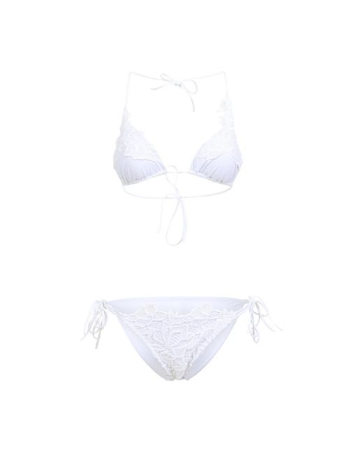 Ermanno Scervino White Bikinis