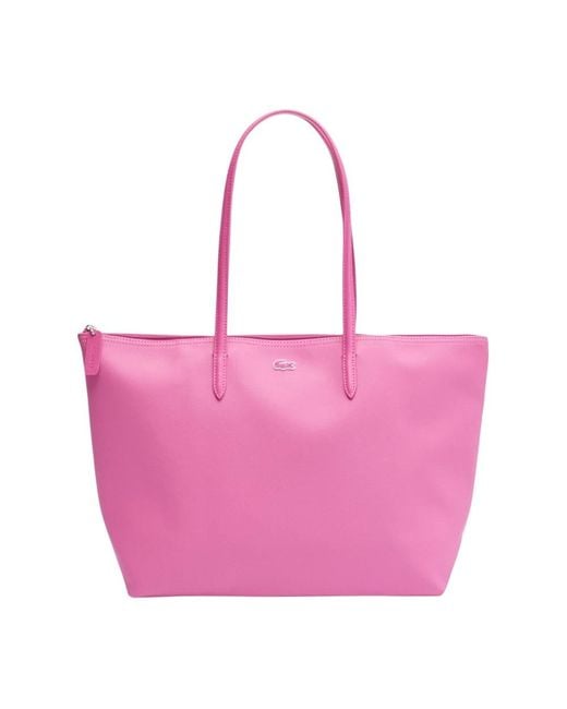 Tote Bags Lacoste en coloris Pink