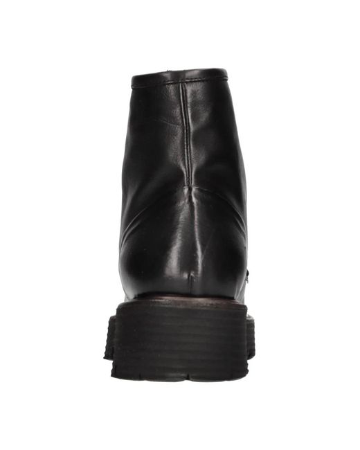 Hundred 100 Black Lace-Up Boots