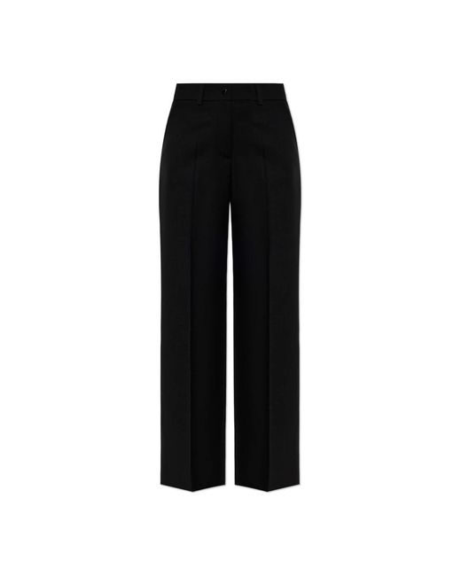 Moncler Wool Broeken in het Black