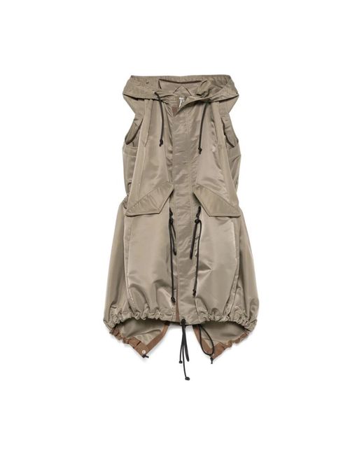 Vests Sacai de color Natural