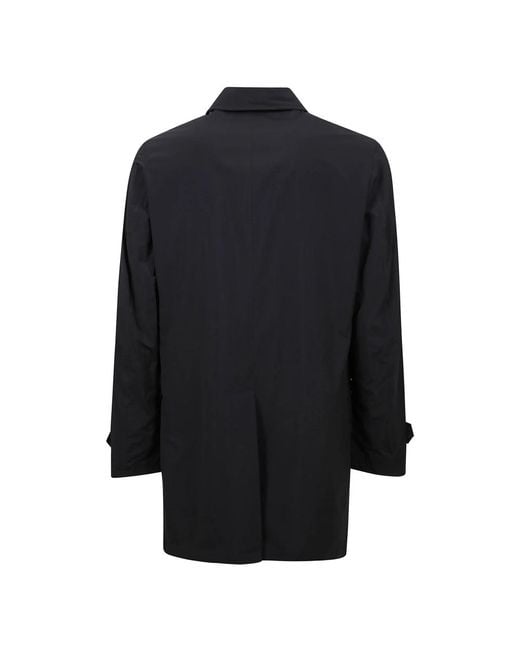 Single-Breasted Coats Moorer de hombre de color Blue