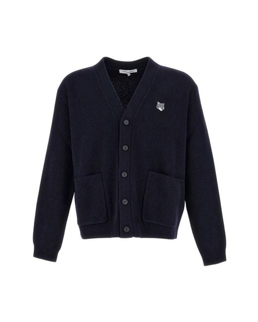 Cardigans Maison Kitsuné pour homme en coloris Blue