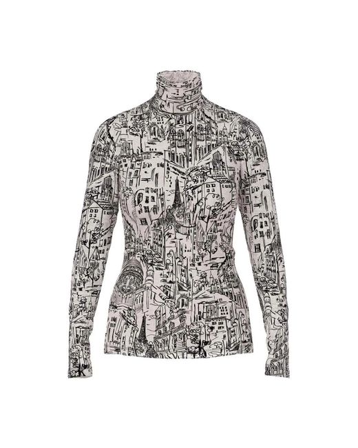 Marc Cain Long Sleeve Tops in het Gray