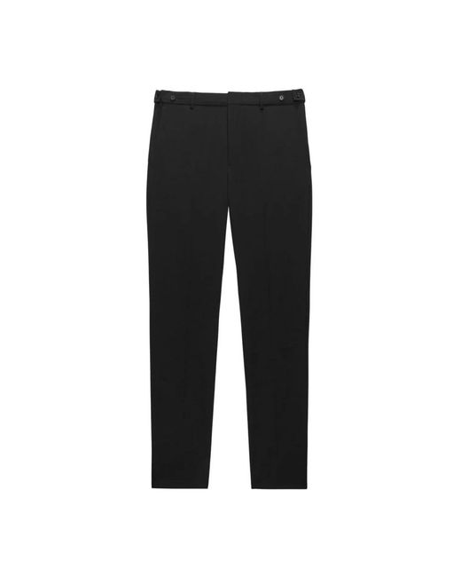 MSGM Broeken ,Zwart ,Wol Zwarte Broek in het Black voor heren