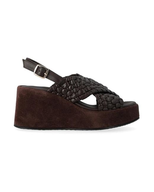 Pons Quintana Brown Wedges