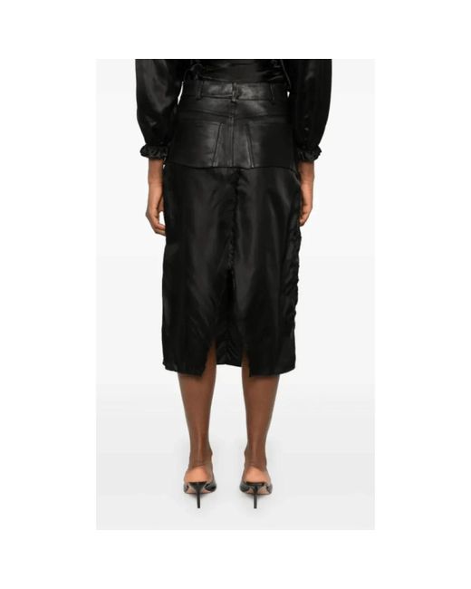 Balenciaga Midi Skirts in het Black