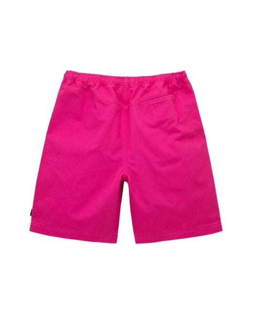 Stussy Pink Casual Shorts for men