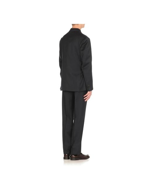 Lardini Blue Double Breasted Suits for men