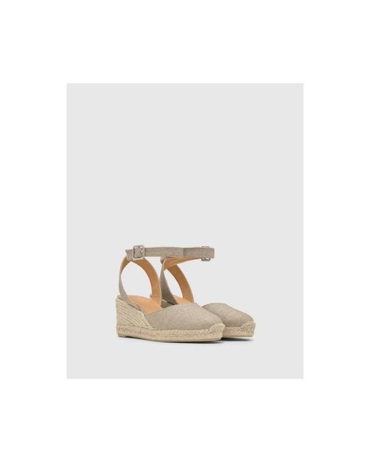 Castaner Metallic Espadrille Cybil