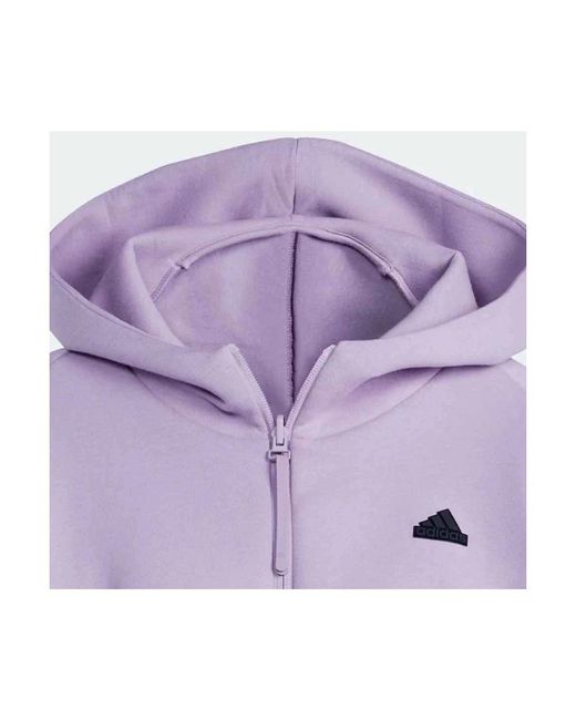 Adidas Purple Zip-Throughs