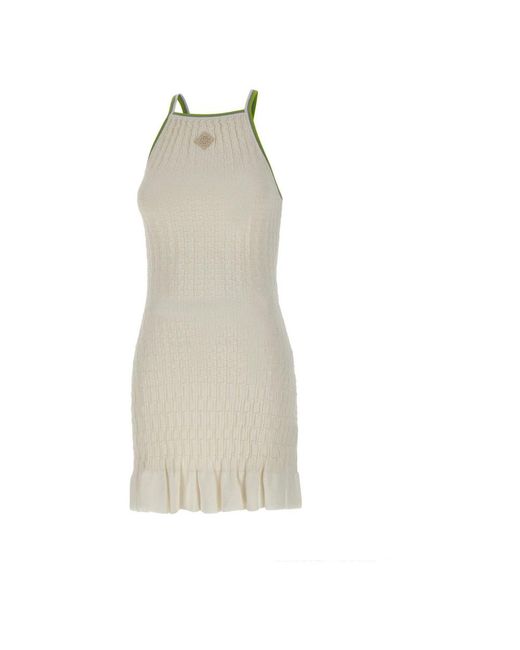 Casablanca Natural Short Dresses