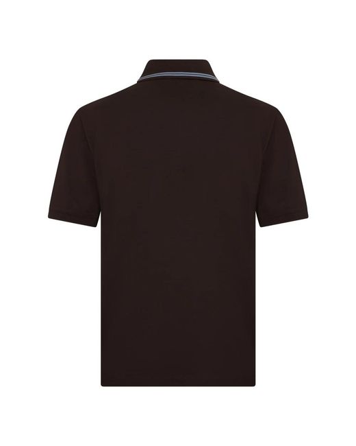 Polo Shirts Herno de hombre de color Black