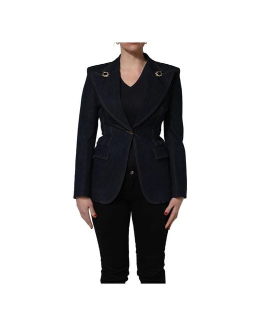 Dolce & Gabbana Black Blazers