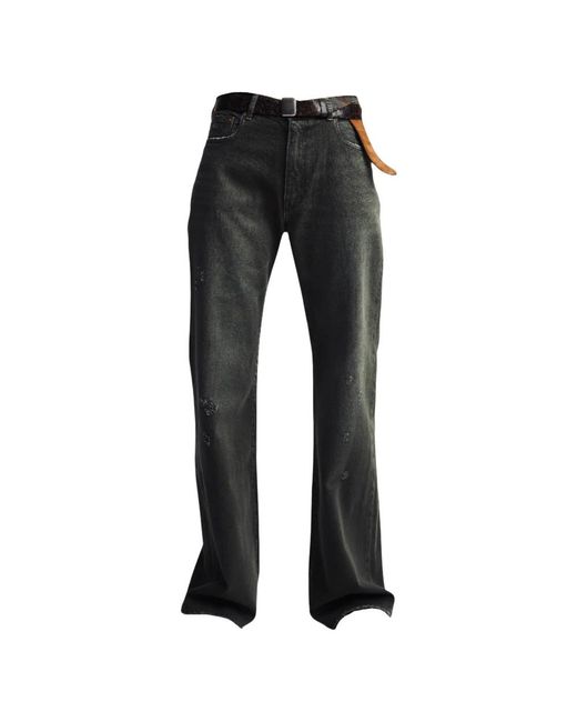 Denimist Black Straight Fit Jeans
