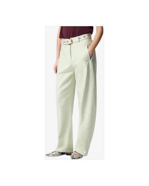 Pinko White Wide Trousers