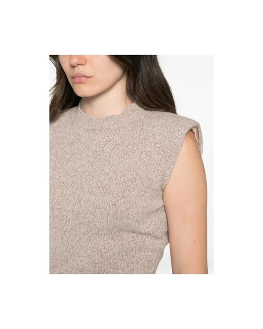 ELY ELY Natural Round-Neck Knitwear