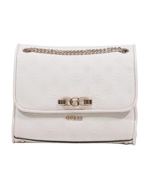 Guess White Cross Body Bags