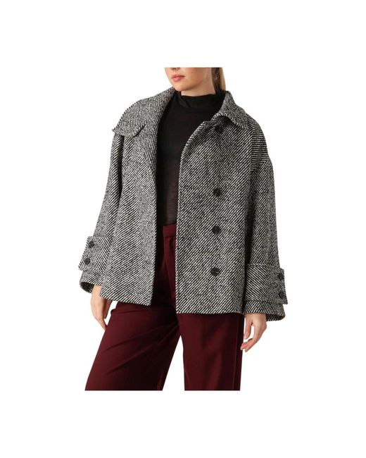 co'couture Clara Cropped Jacket in het Black
