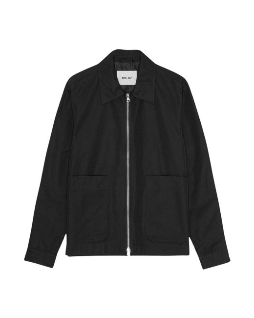 Light Jackets di NN07 in Black da Uomo