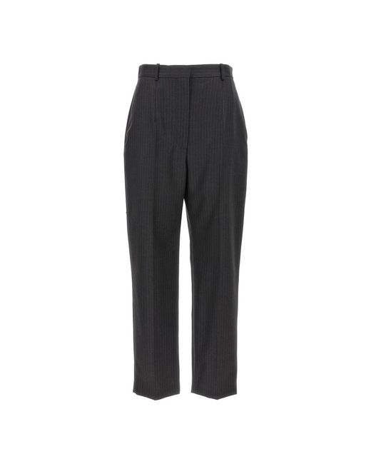 Straight Trousers McQueen de color Gray