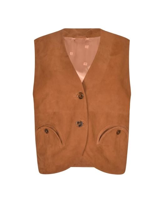 Vests Blazé Milano de color Brown