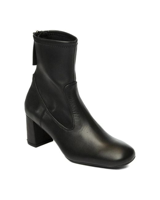 Unisa Black Heeled Boots