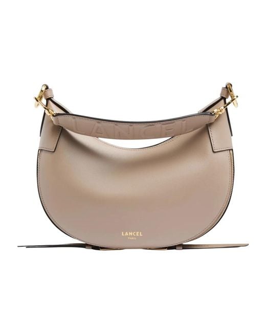 Lancel Natural Shoulder Bags