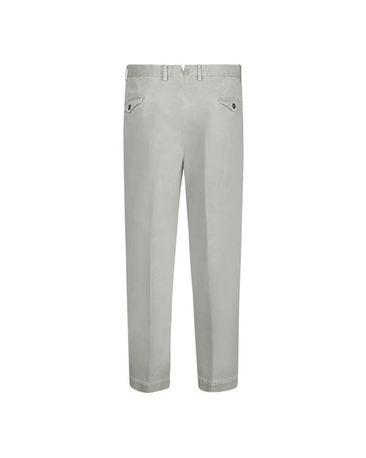 Dell'Oglio Gray Suit Trousers for men