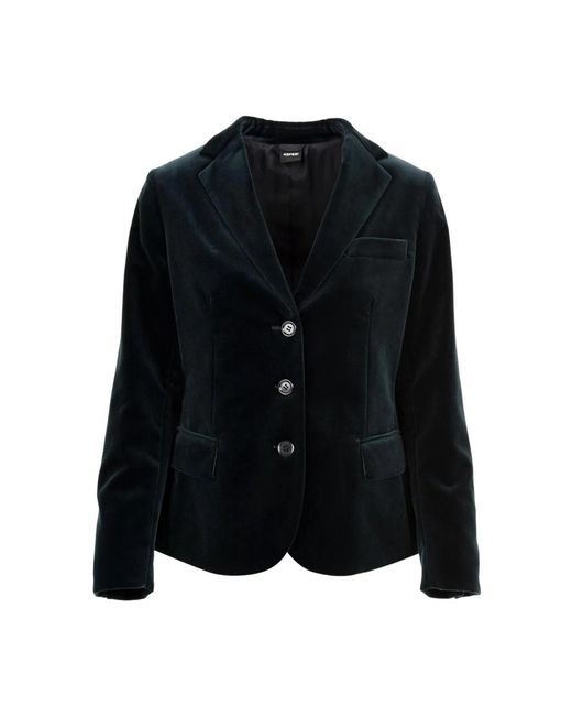 Aspesi Jassen ,Blauw ,Knoopsluiting Voorzijde Achtersplit in het Black