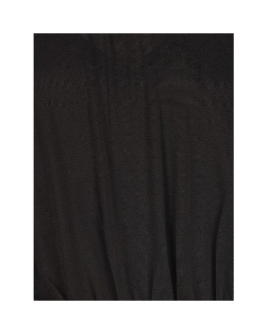 Fendi Satin Silk Top in het Black