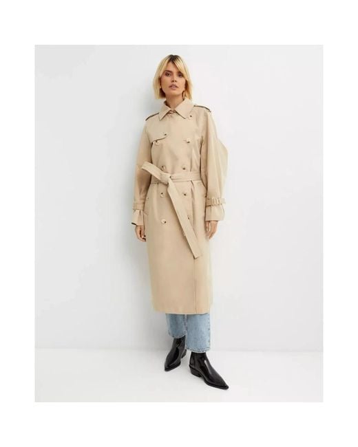 KENZO Natural Trench Coats
