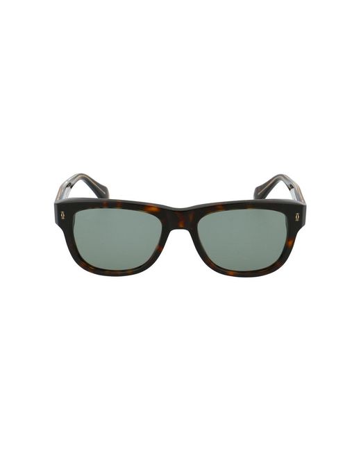 Ct0277S 001 Sunglasses di Cartier in Brown da Uomo