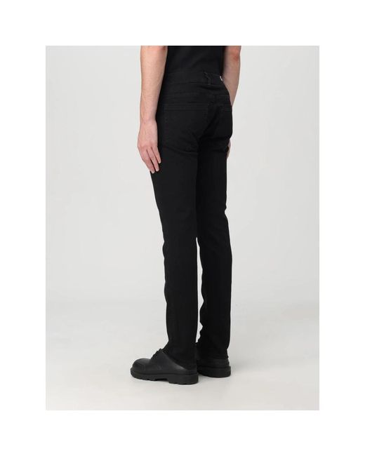 Dondup Black Slim Fit Jeans for men