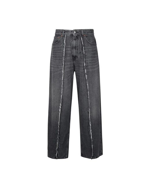 Jeans > straight jeans MM6 by Maison Martin Margiela pour homme en coloris Gray