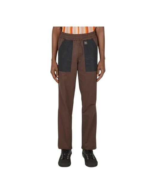 (DI)VISION Gray Straight Trousers for men