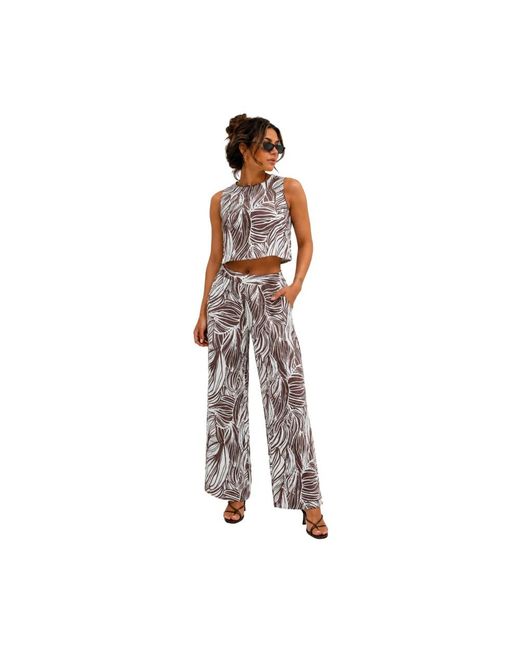 Guess Zoe Leaf Set in het Brown