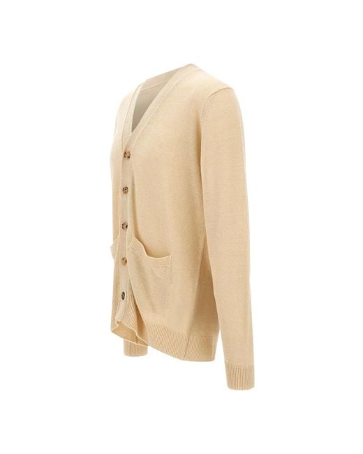 FILIPPO DE LAURENTIIS Natural Cardigans for men