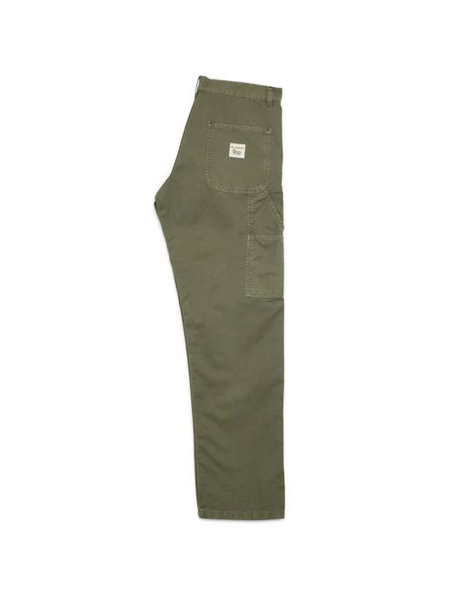 Roy Rogers Green Straight Trousers for men