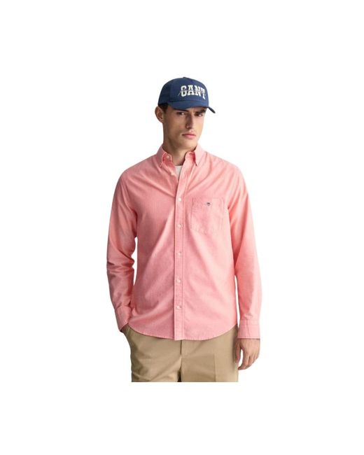 Gant Casual shirts in Pink für Herren