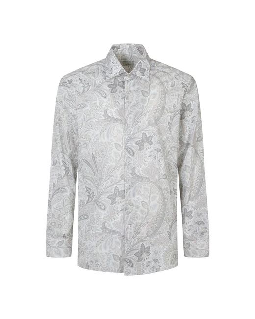 Etro Gray Casual Shirts for men