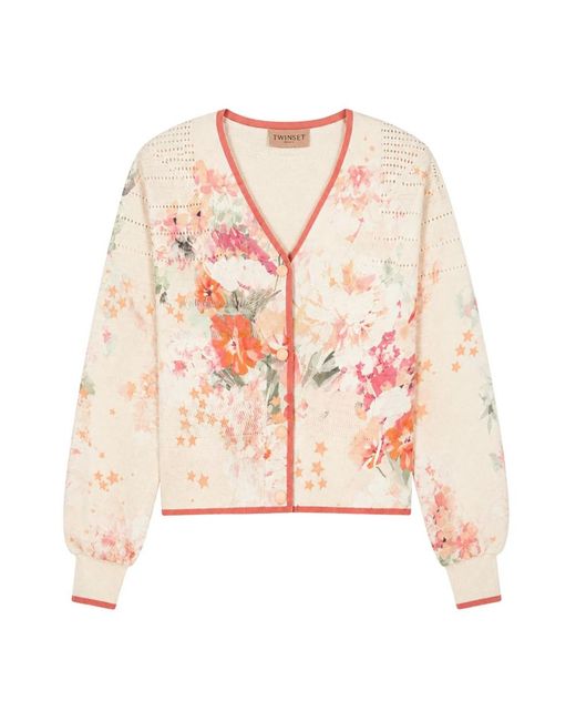 Twinset Pink Cardigans