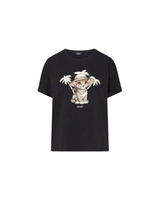 T-Shirts Liu Jo de color Black